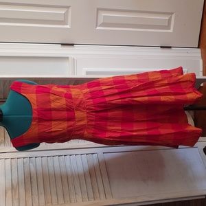 Emily and Fin Isobel Dress Plaid Large
